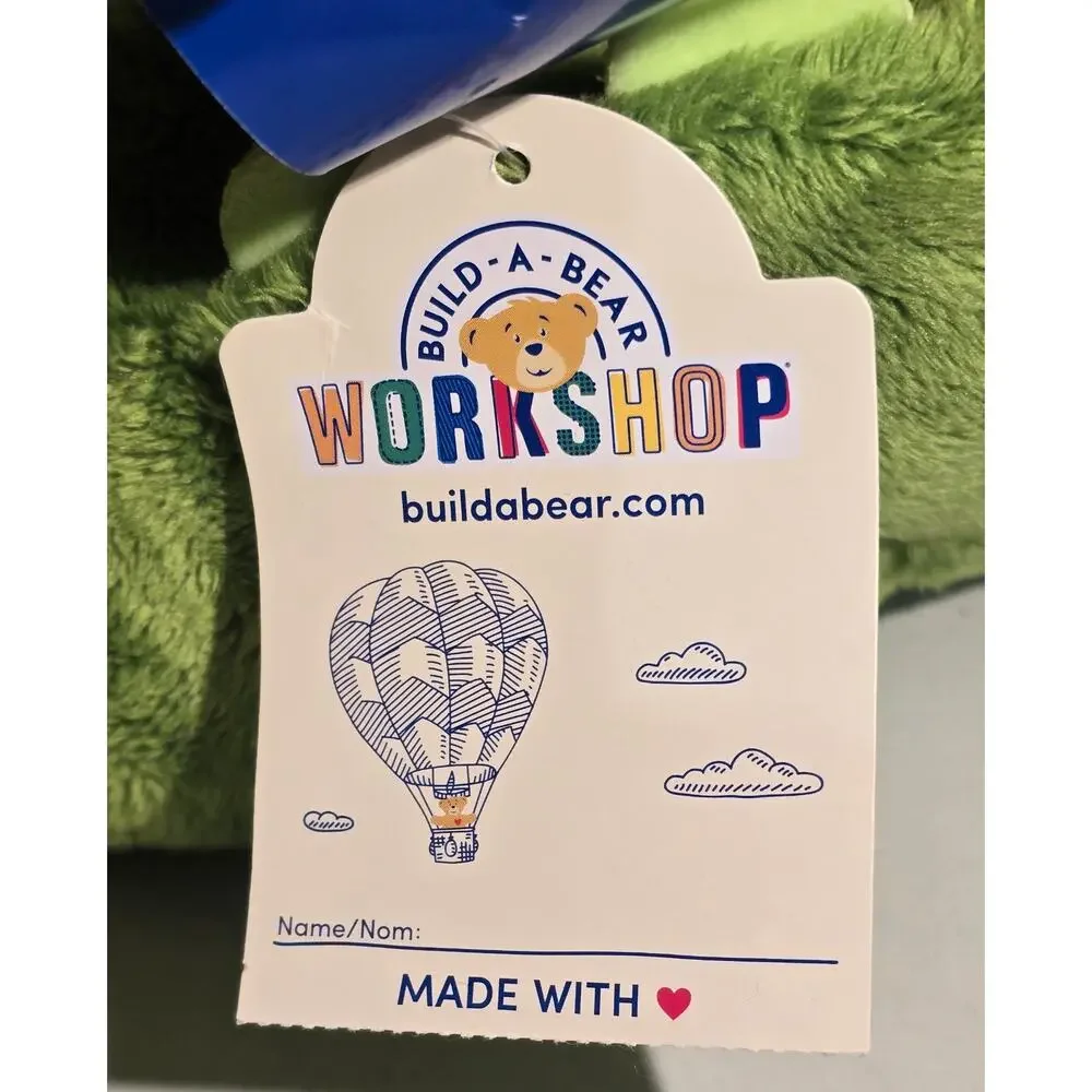 Build-A-Bear Triceratops Dinosaur Plush 25th Celebration Green Tags BAB